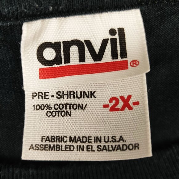 Vintage 1990s Anvil Wolf Run Alaska Men's T-Shirt 2X - Picture 4 of 6